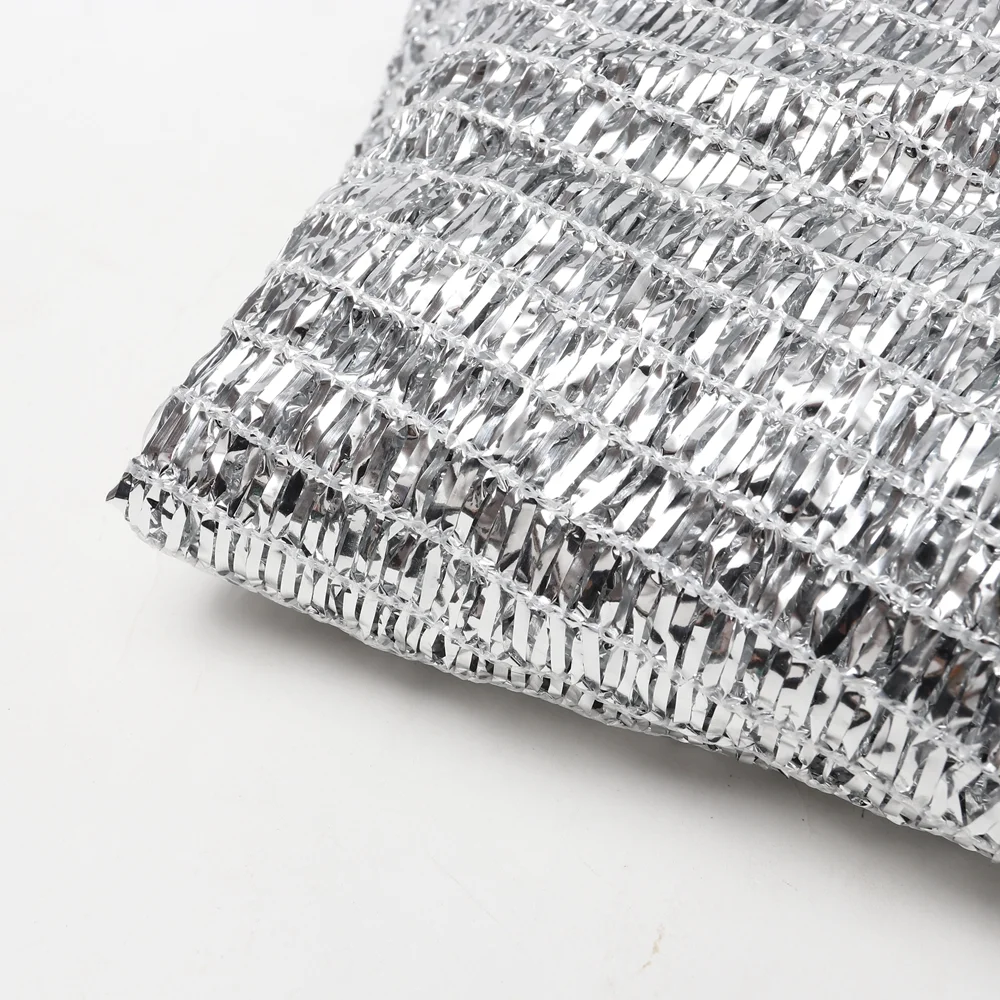 woven silver shade mesh/greenhouse shading net aluminet/heat control aluminum shade mesh