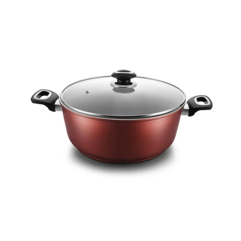 6pcs hot selling carbon steel home kitchen high quality cookware sets non-stick kitchenware.