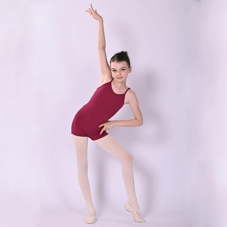 Новый дизайн, детские танцевальные костюмы для девочек, гимнастические трико, школьная форма