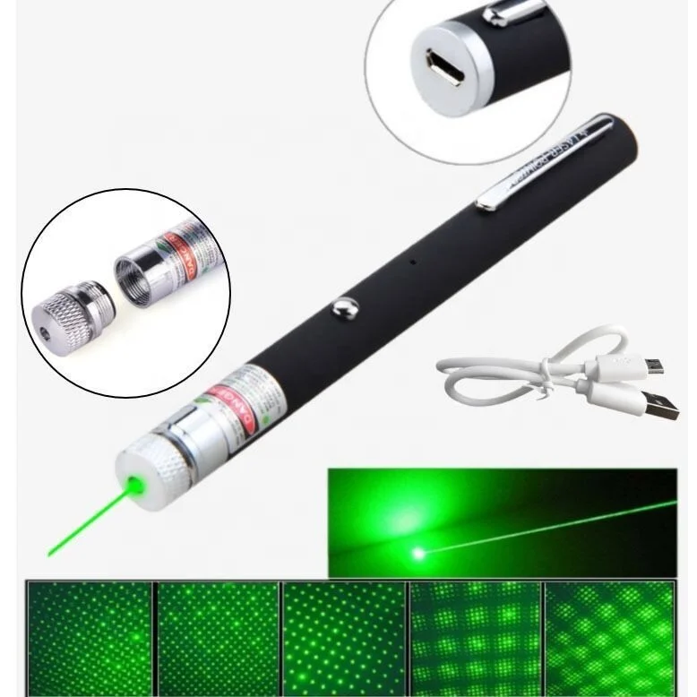 
USB 20mW 40mW 100mW Red Blue Violet Green Laser Pointer Pen 