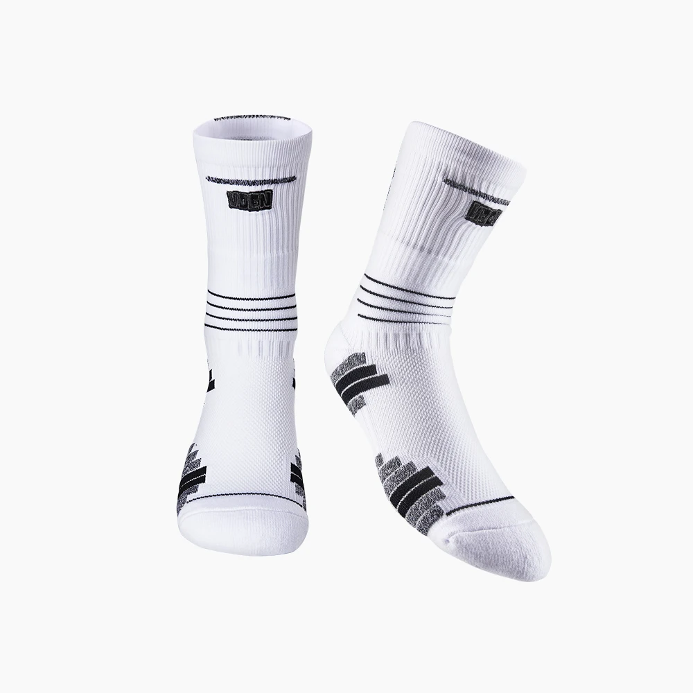 Wholesale Men Elite Socks Embroidery Logo High Quality Crew Socks Athletic Basketball Football Socks