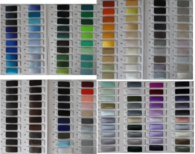 Атласная ткань из 100% полиэстера