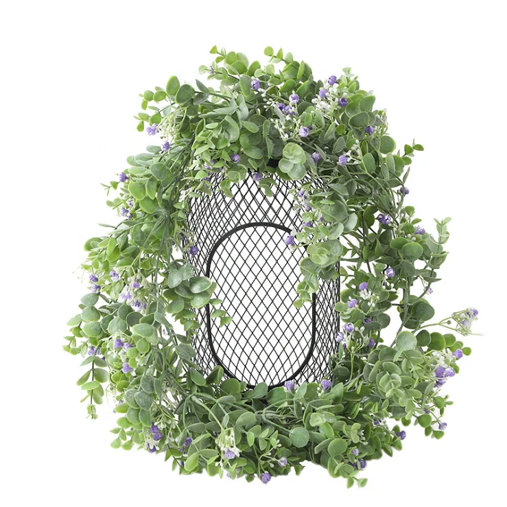 YAYUN W-3008 Wholesale 195 cm Real Touch Artificial  Eucalyptus Wreath Garland