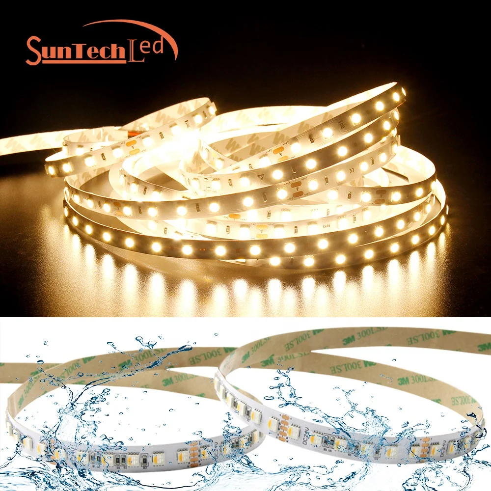 Manufacturer Supplier Custom 24v 8mm  2700K RA90 IP66 Worm White  Smd 2835 Led Flexible Strip Light For Lighting Projects