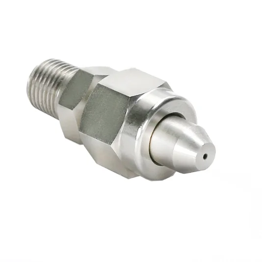 Industry External Thread Stainless Steel Quick Dismantling Humidifier Cooling Full Cone Spray Nozzle