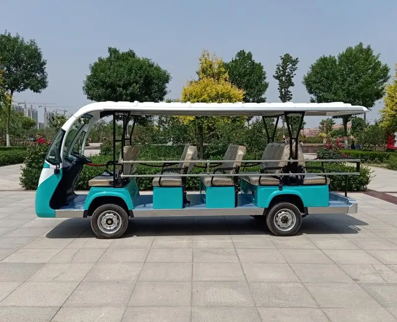 Qingdao Supplier Hot Sale 14 Seat Electric Mini Sightseeing Bus