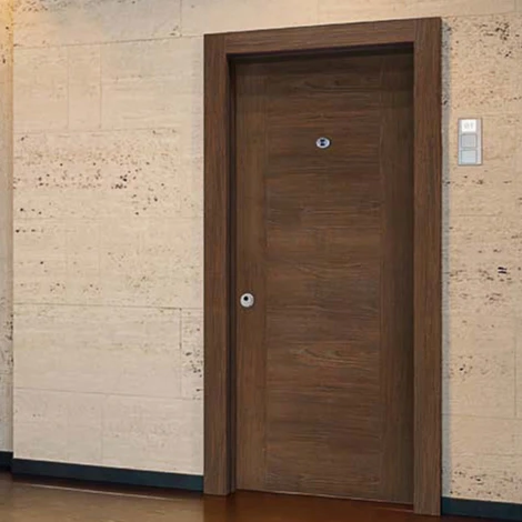 US standard UL Fireproof Mineral core Wooden Door for Hotel rooms with customized hardware