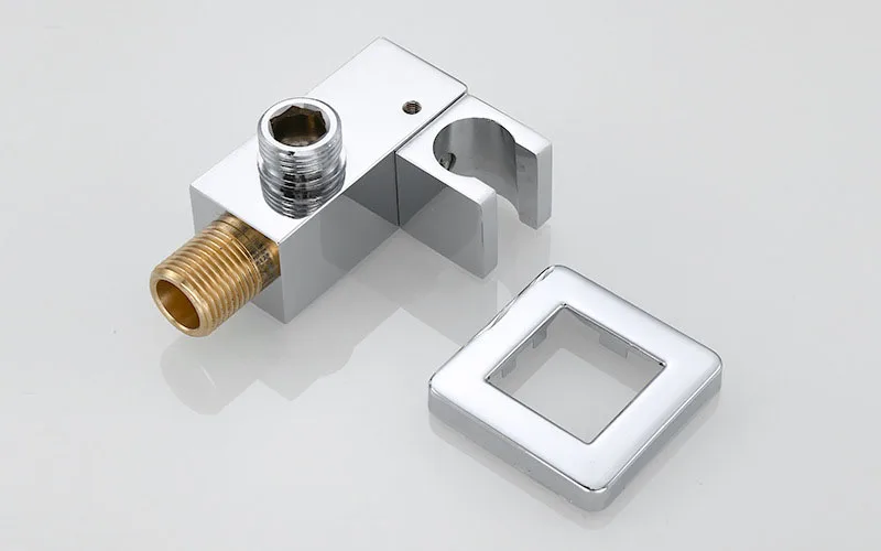 Universal Removable Handheld Shower Head Holder Brass Wall Mount Adjustable Hand Held Sprayer Bracket