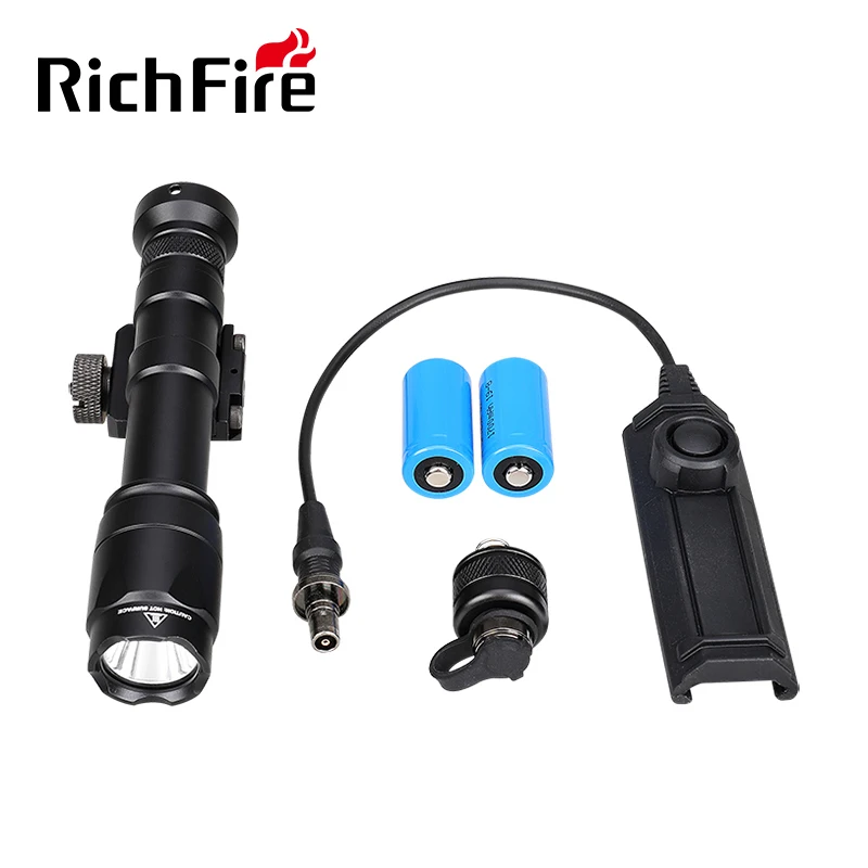 M600 500Lumen mounted clip Tactical Torch rechargeable tactic flashlight