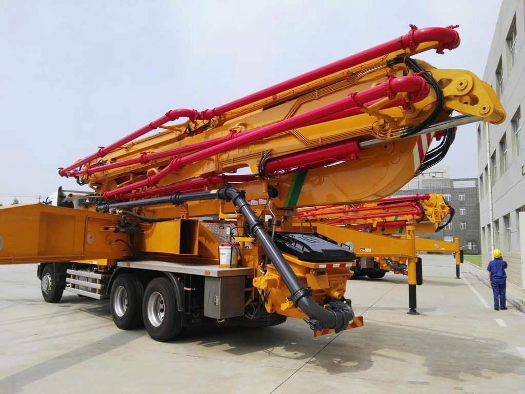China Top Brand Mobile Hydraulic 30m Truck Mounted Concrete Mixer Pump HB30V Best Price