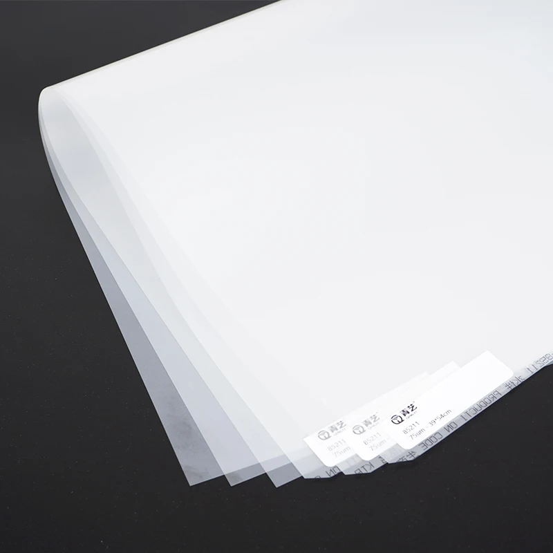 Haoyin 83511 100um Matte Digital Printing Film HP Indigo 5900 T-shirt Pet Transfer Film Suitable for Clothing