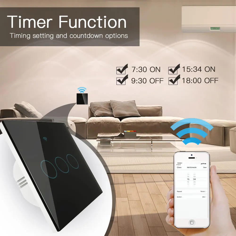 3 way power wifi smart led light dimmer switch uk tuya 2ch smart wifi switch 433mhz rf remote wifi relay ewelink