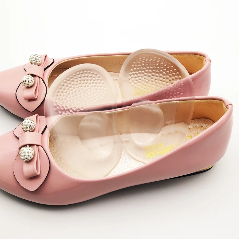 Низкая цена, прозрачная супер мягкая половина стельки, Большая передняя часть стопы, подушечка на высоком каблуке