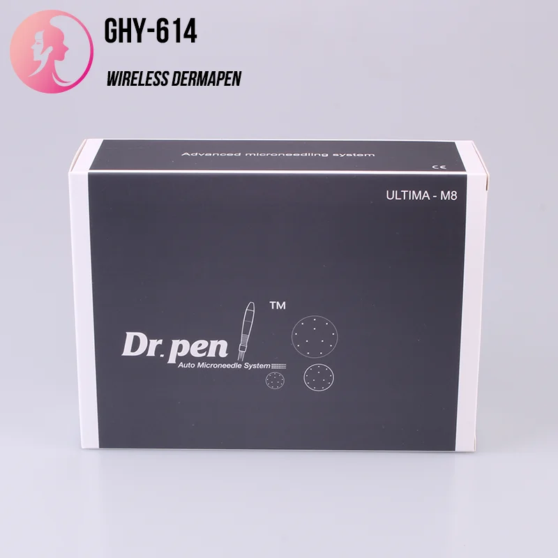 Новейшая профессиональная светодиодная Dr ручка M8-W не вызывает болезненных ощущений беспроводной Ultima микроиглы Dermapen drpen Дерма