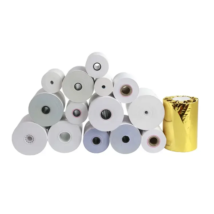 Popular Size 3-1/8 x 230 Thermal Receipt Paper Rolls POS Cash Register Roll Factory Direct - Customization Service Available!