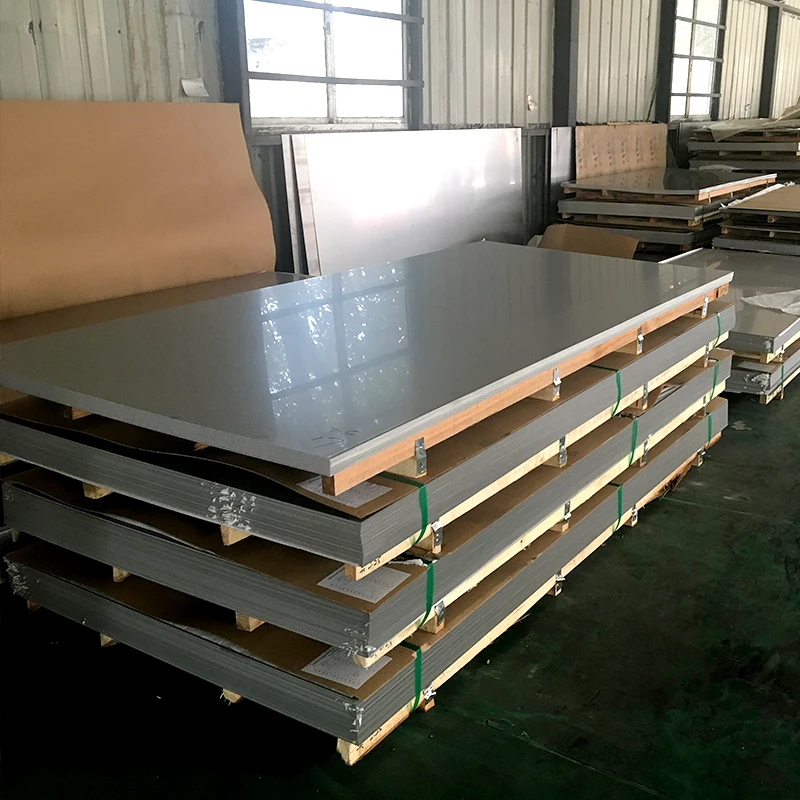 304 material 4ft x 6ft stainless steel sheet metal 2B finished with film