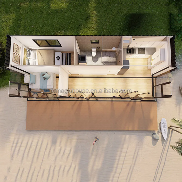 Magic House 3 bedroom container home luxury house australia expandable container house