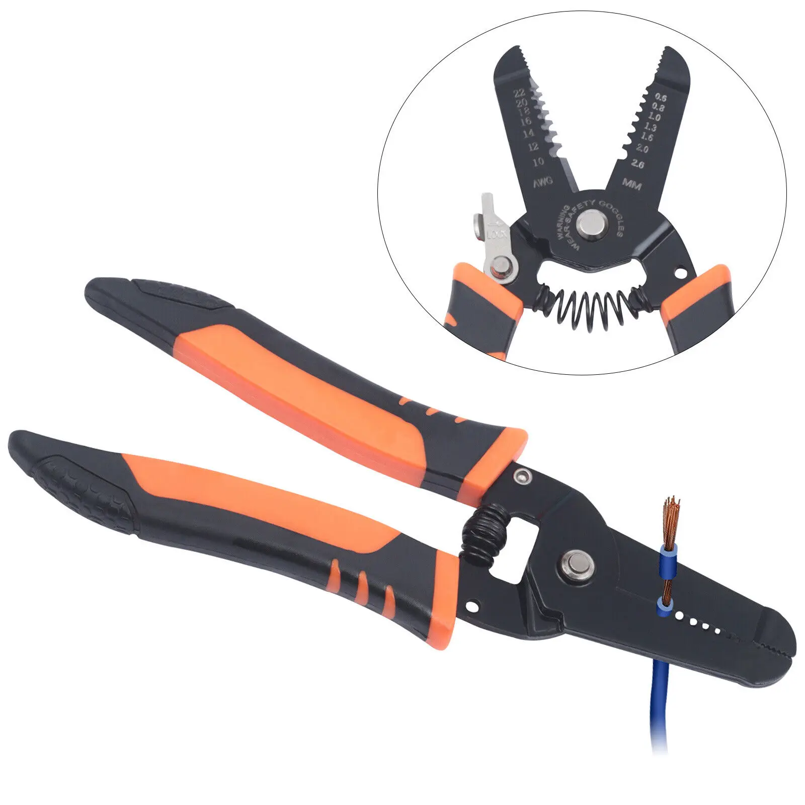 Professional Wire Stripper Cutter Crimper Cable Stripping Pliers Tool Wire Cut