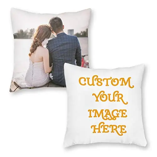 Wholesale Custom Logo Design Pillowcase Luxury Throw Pillow Cover Inch 45 X 45 Cm With Your Photos