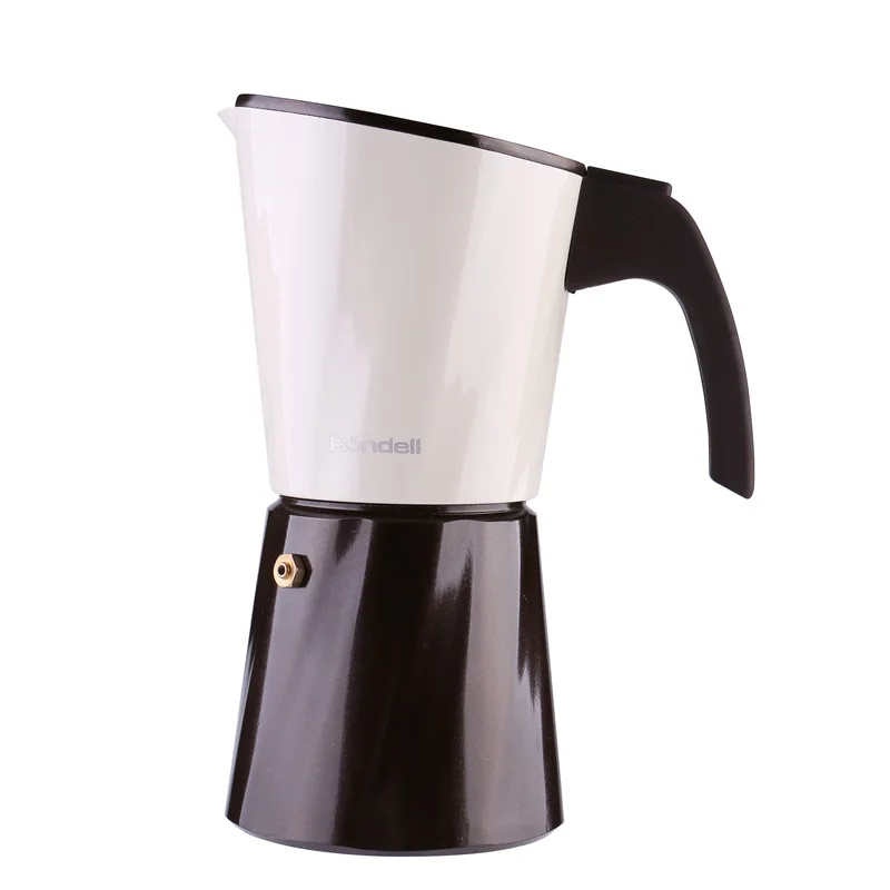 LUCKY FEEL Modern Design Italy Style 300ML 6 Cups Hot Sale Aluminum Coffee Pot