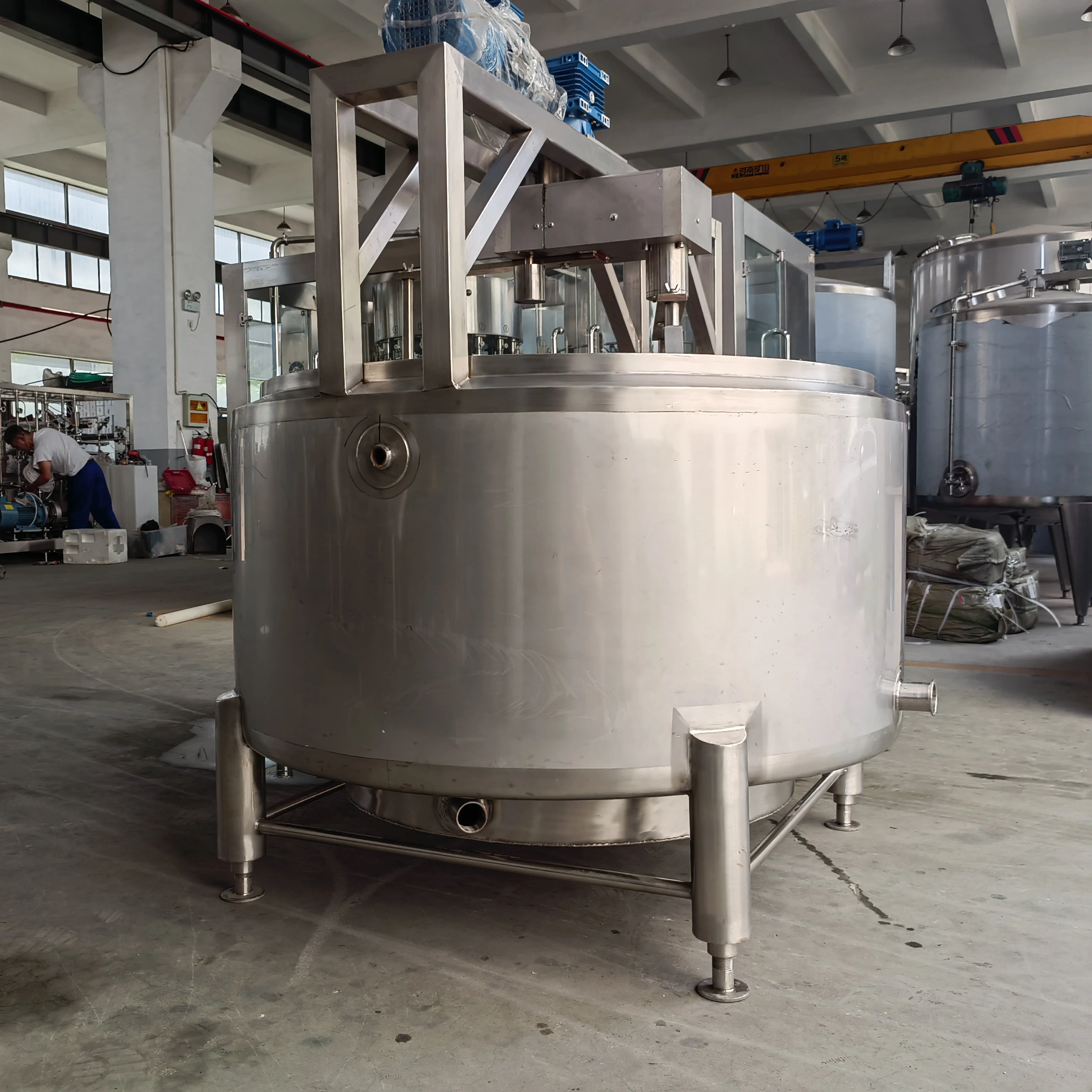 Food Sanitary! Cheese Vat/Chedder Cheese Processing Line/Cheese Machine
