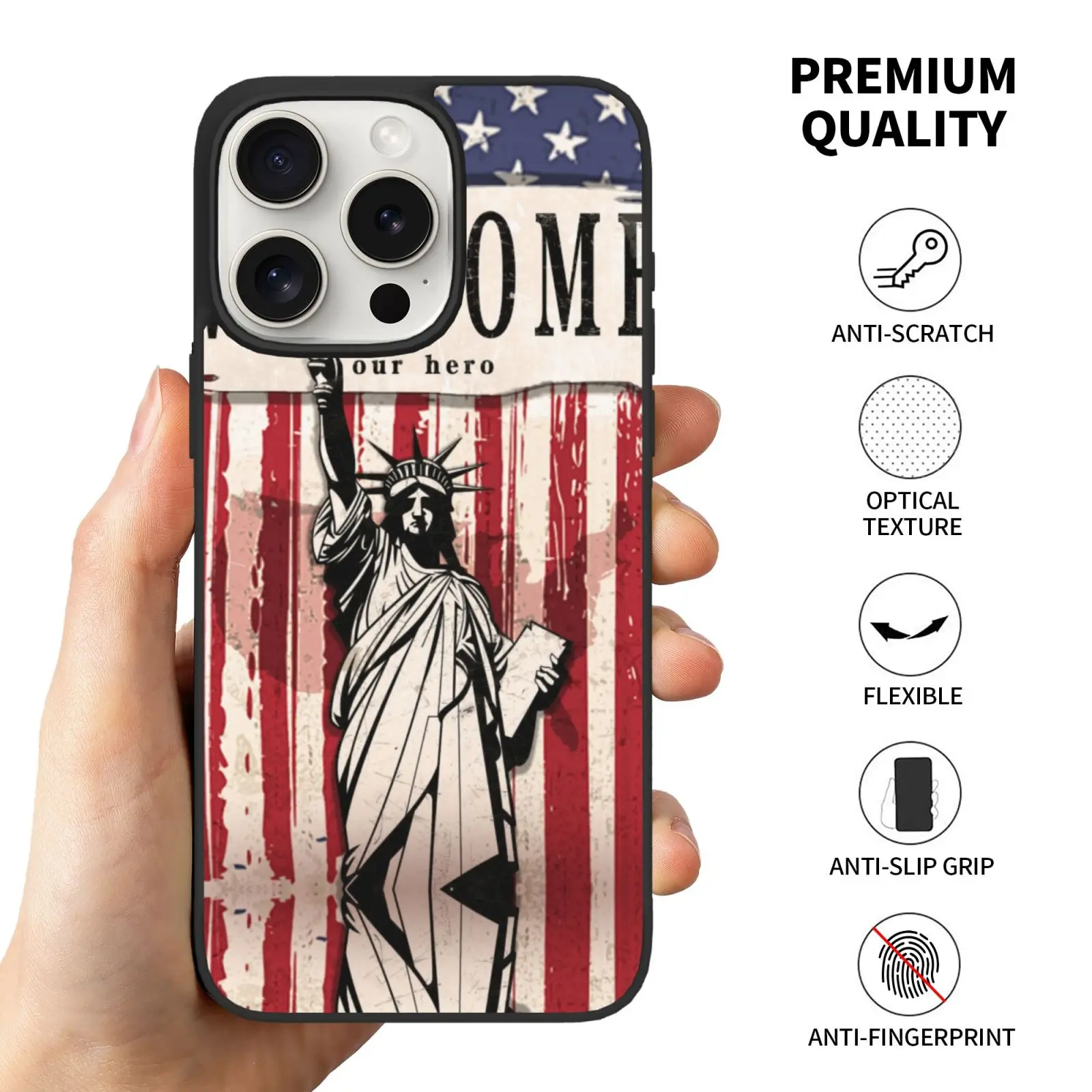 IPhone 15 Pro exclusive, 6.1in/6.7in size, comprehensive protection, no fingerprints left.