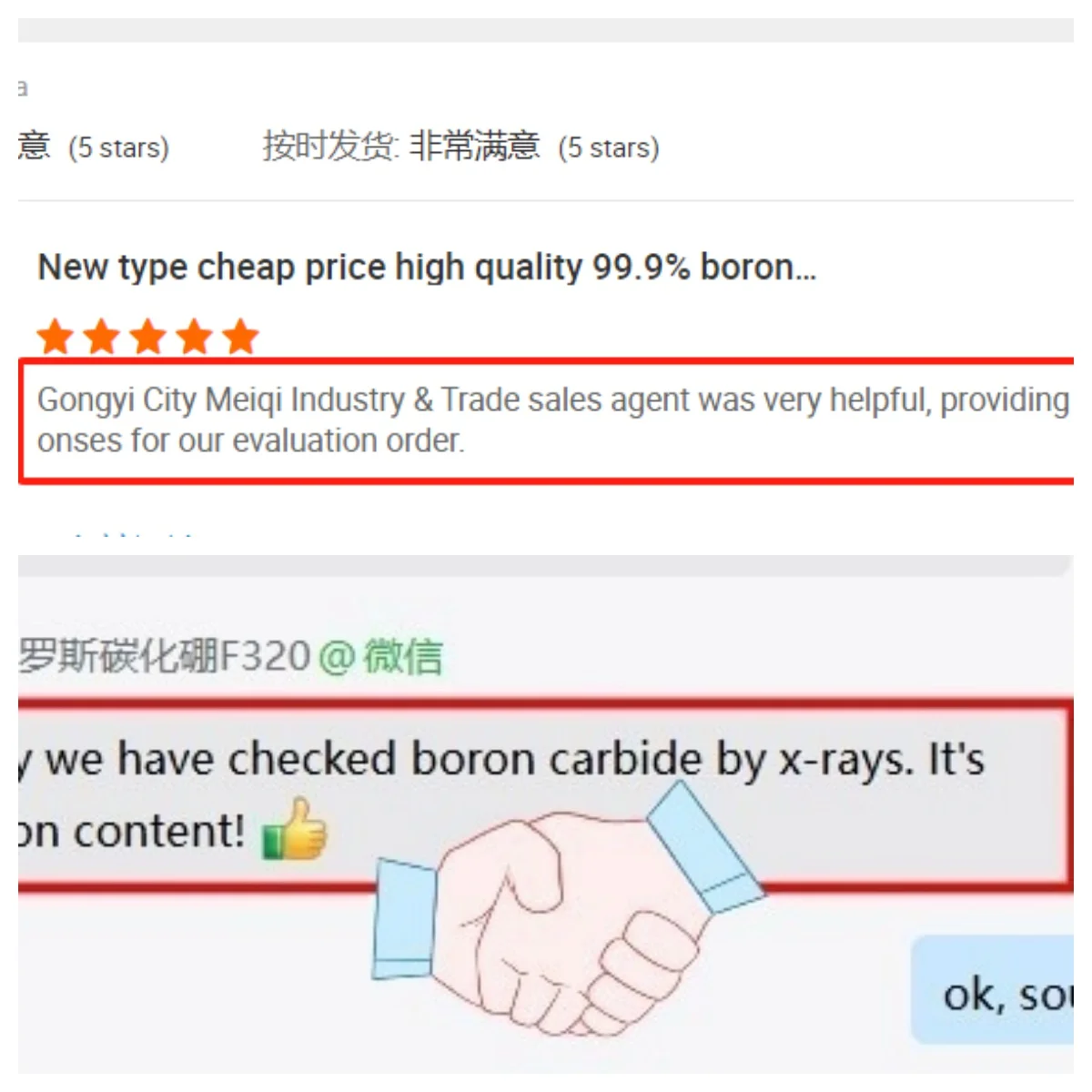 Various Particle Sizes Nanoparticle Boron Carbide Powder for Grinding High Efficiency Material