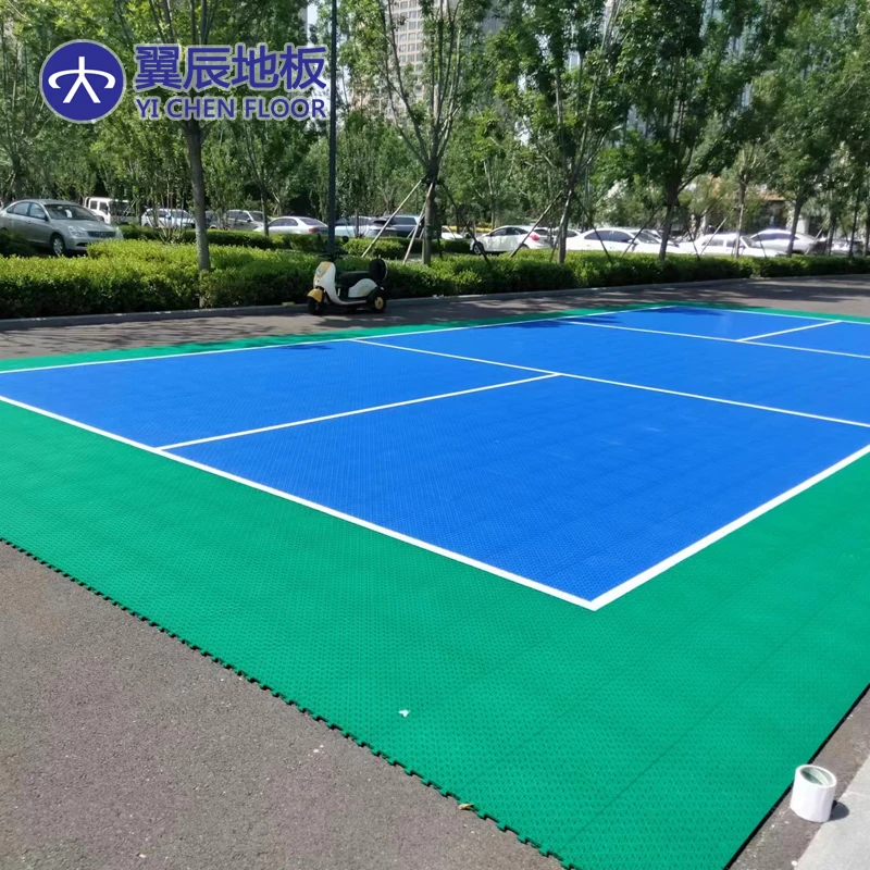 Outdoor popular Pickleball court tiles  PP Interlocking tiles anti-slip wear resistant
