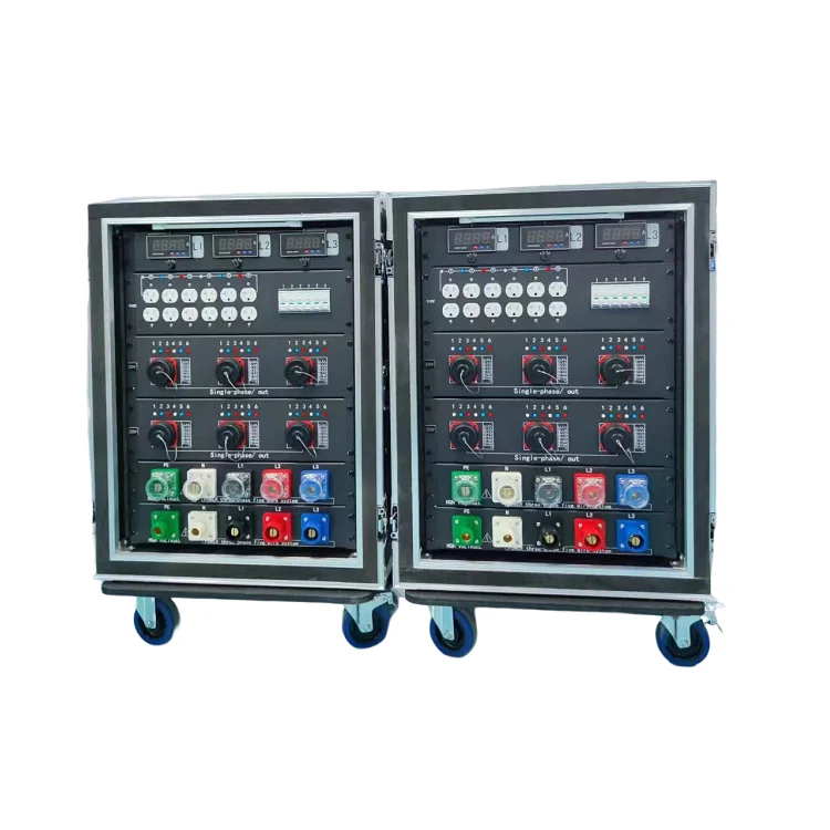 outdoor waterproof electrical power panel distribution box with socapex power box