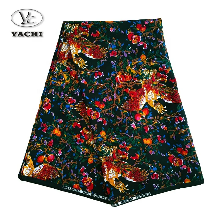 High Quality 100% Cotton African Wax Print 6 Yards Fabrics Textiles African Wax