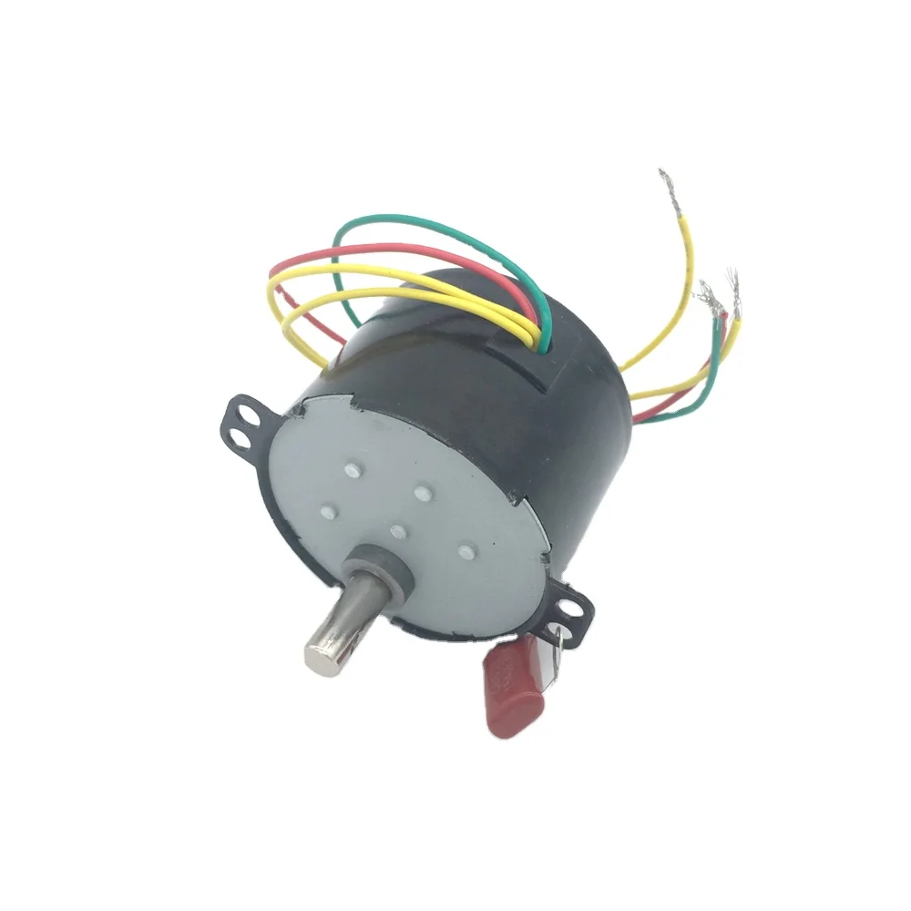 Bringsmart CW/CCW 220V AC  Synchronous Motor 50KTYZ Mini Gear Motor high torque 2.5-50rpm Permanent Magnet Slow Speed  Motors