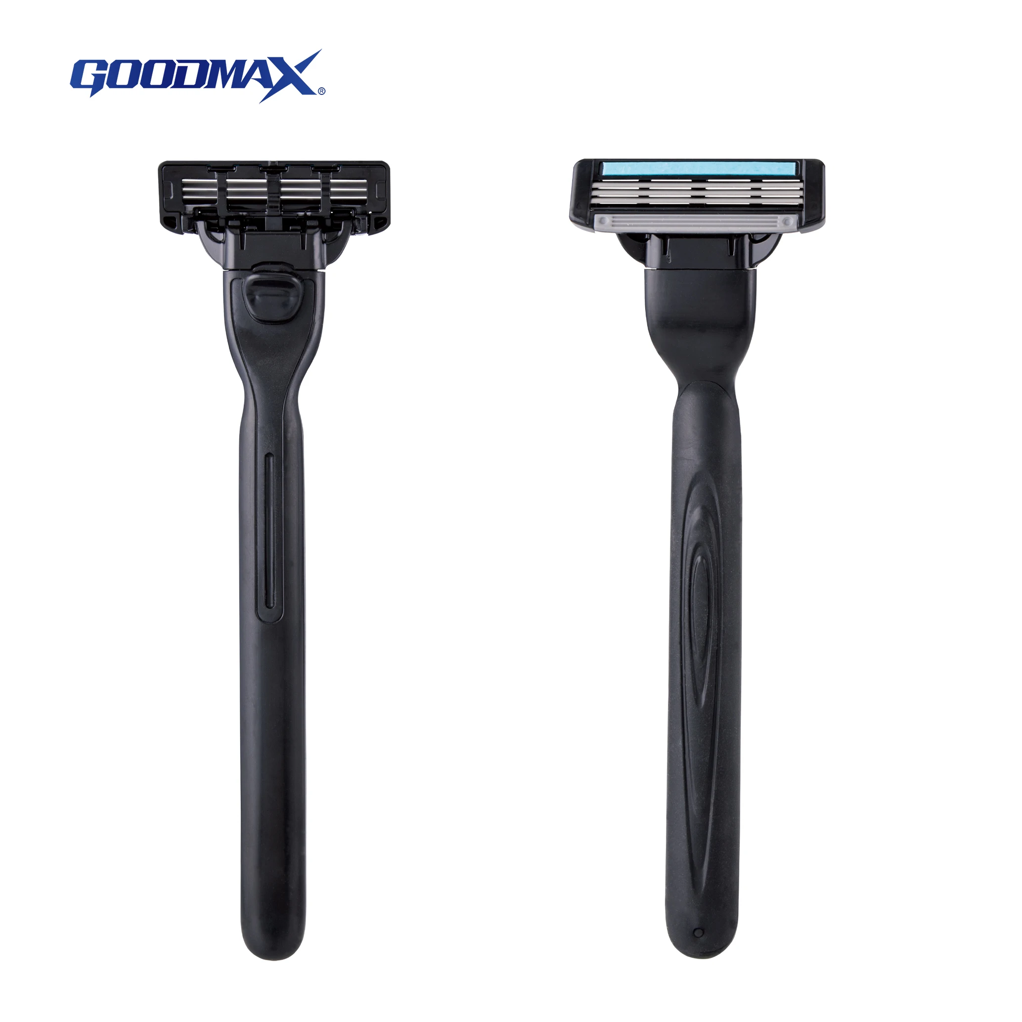 New Best Triple Blade Shaving Razor Rubber Men System Safety Razor