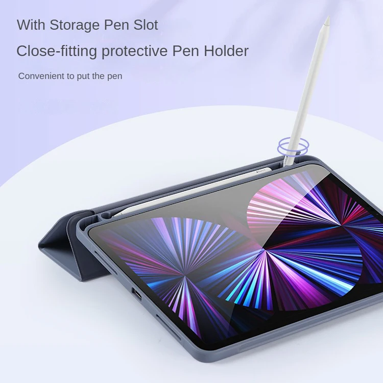 MRYES Wholesale Smart Folding Auto Sleep Full Cover TPU PU Leather Case For iPad Mini 5 6 iPad Air 3 4 5 iPad Pro 11 12.9 inch