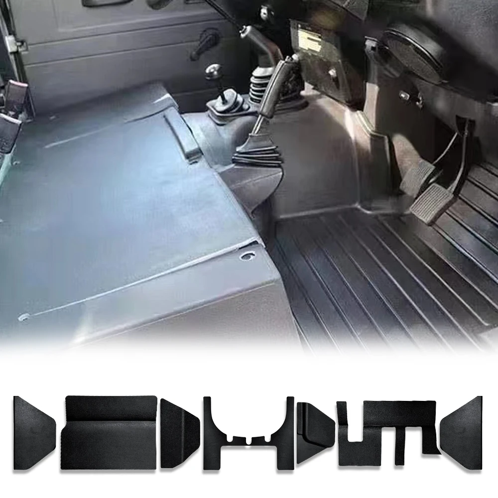 Автомобильные коврики с центральным консольным ковриком для Land Rover Defender стельки напольный коврик 300 tdi td5