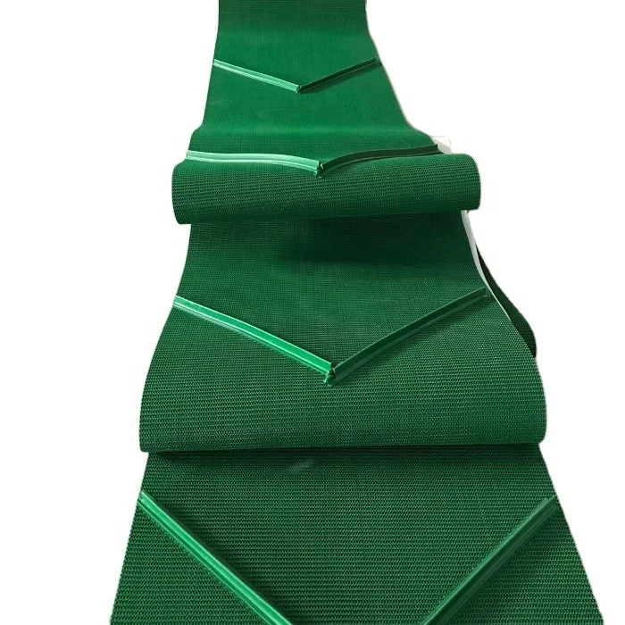 High Quality  Green 3.0  Matt PVC conveyor belt