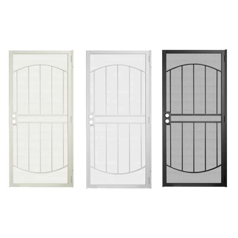 Factory Price Wrought Iron Door Swing Exterior Stainless Security Steel Doors