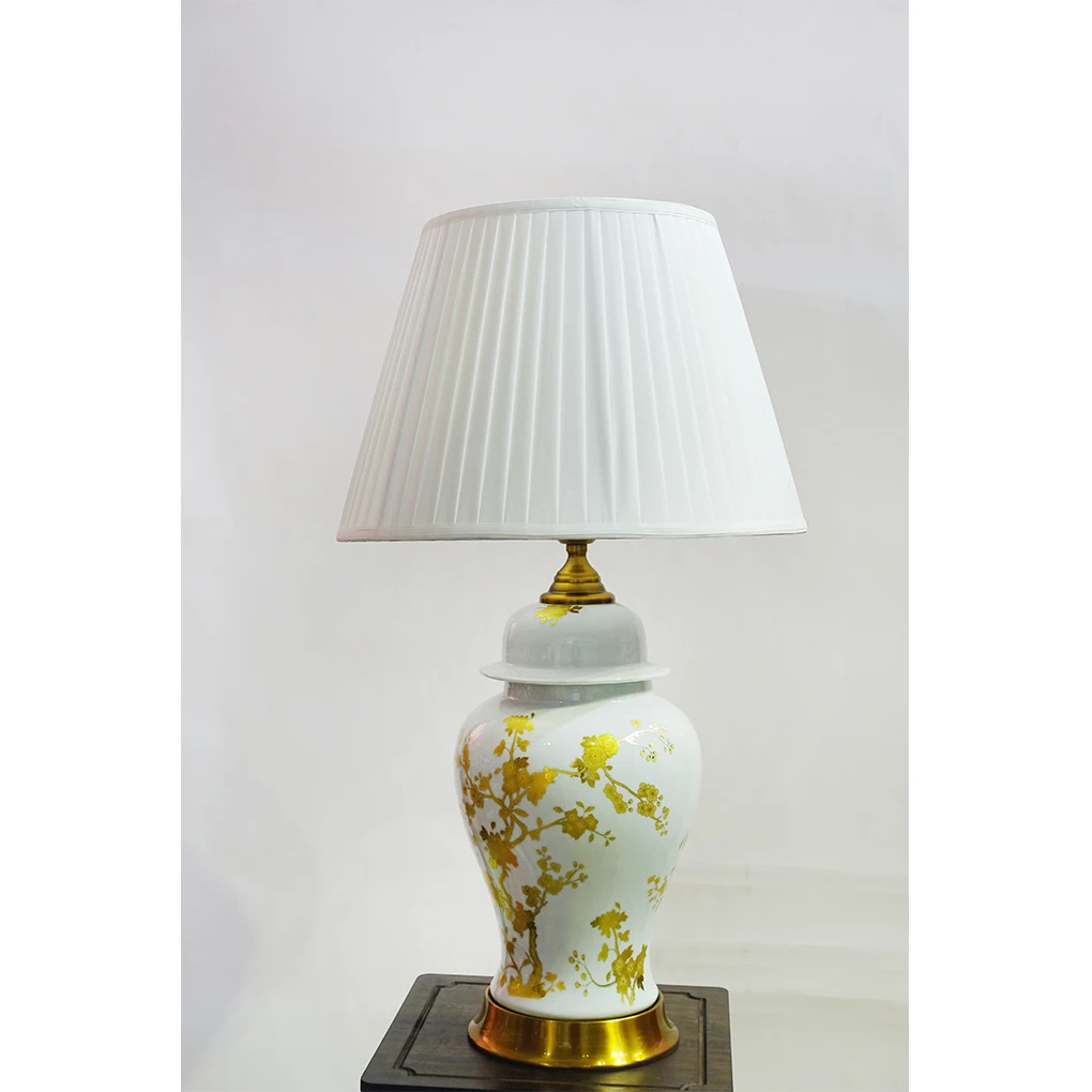Unique Lighting Solutions Handcrafted Ceramic Table Lamp Artisan Ceramic Table Lamp for Cozy Interiors