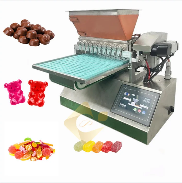 Small scale mini chocolate drops machine / gummy filling machine / candy depositor for lab