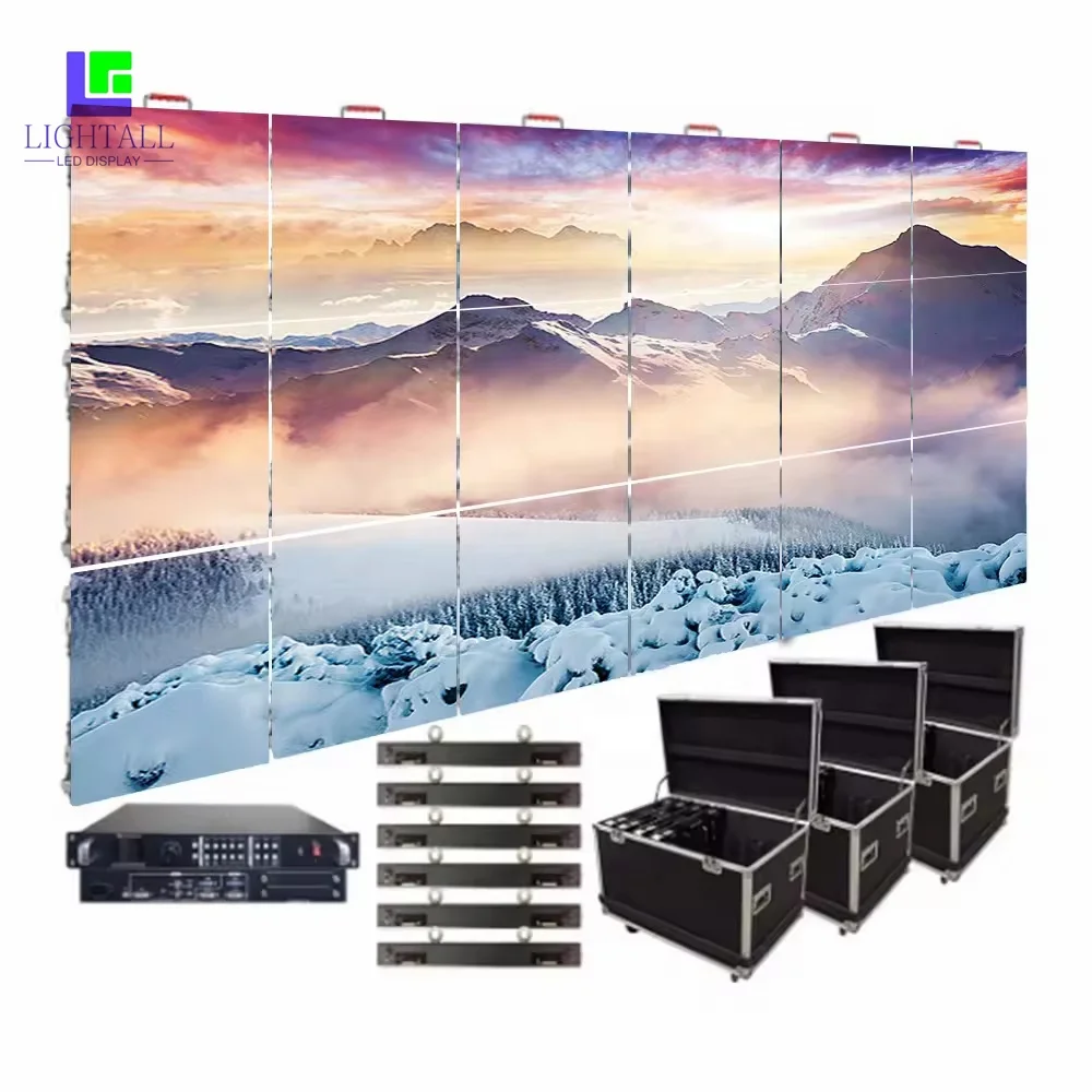 P2.6 P2.9 P3.91 P4.81 Led Video Wall 3840hz Stage Backstage Rental Large Indoor Outdoor Led Screen