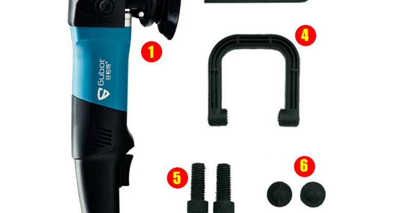 1000W Car Polishing Machine 125mm Orbit Dual Action Auto Polisher Variable Speed Sander Buffing Waxing Machine