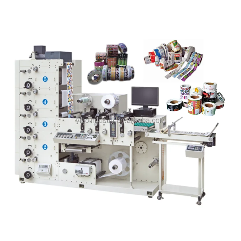 Multicolor Automatic Adhesive Paper Flexo Printing Machine and Adhesive Tape Printing Machine