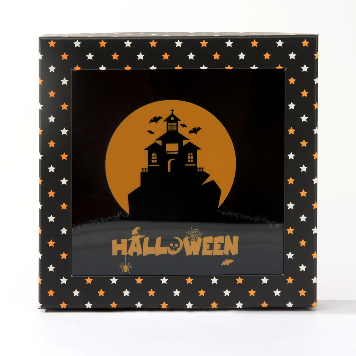 Recyclable Chocolate Gift Box pvc window chocolate box for Halloween Design Packaging