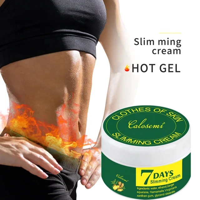 Wholesale Private Label Organic 7 Days Quickly Anti Cellulite Waist Hot Massage Body Slimming Cream Sweat Gel For Fat Burn