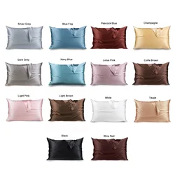 Fashion Box Packaging White Zipper 18Mm Pure Mulberry Silk Pillowcase