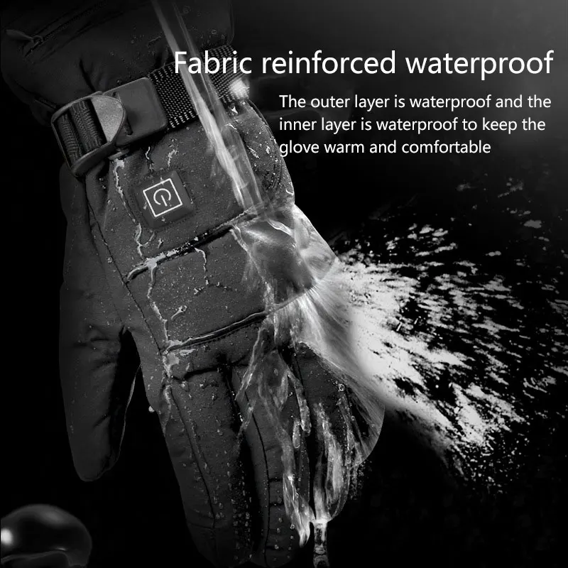 Теплые ветрозащитные водонепроницаемые перчатки для езды на мотоцикле