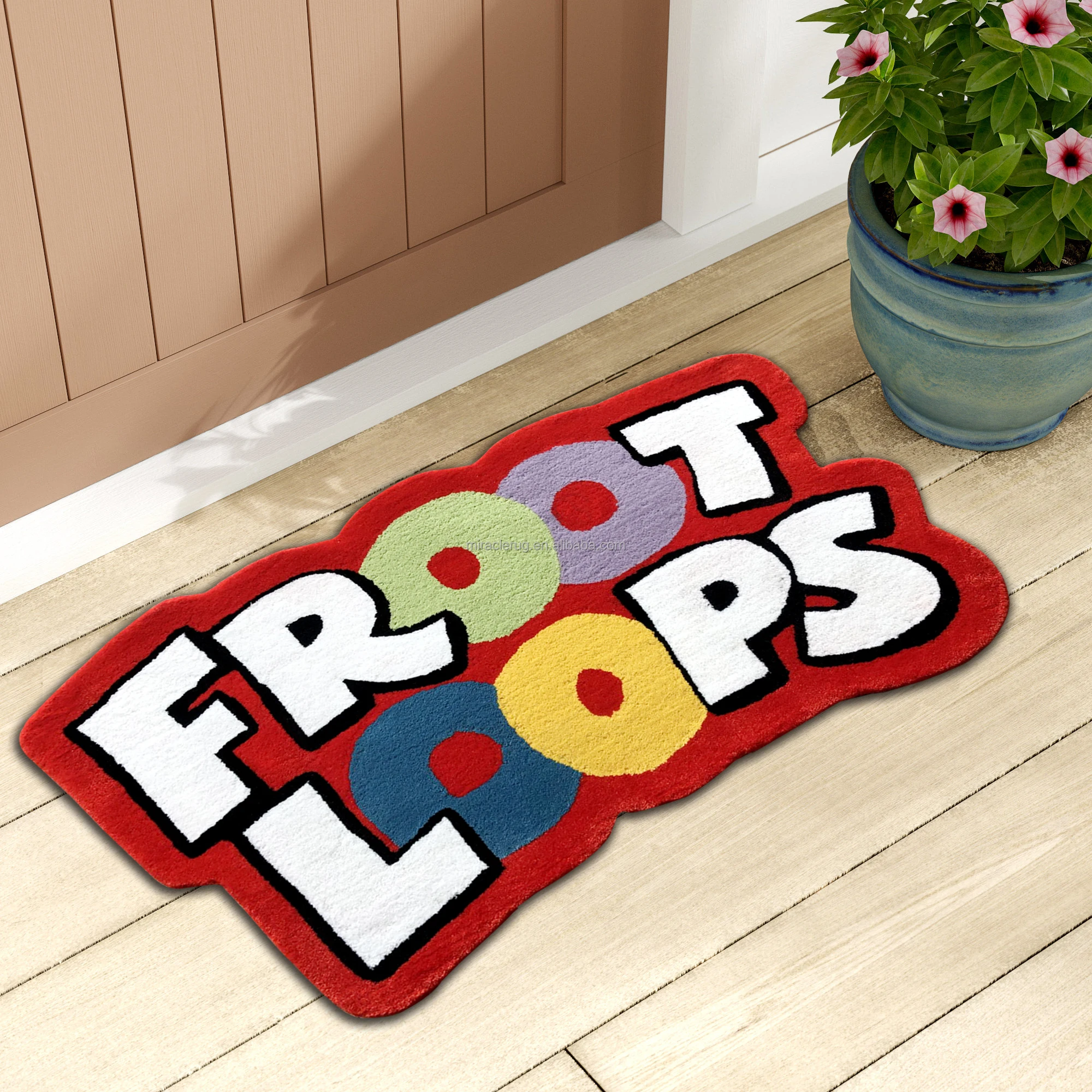 Супер меньший размер толстый ковер с логотипом компании коврики ручной работы напольные