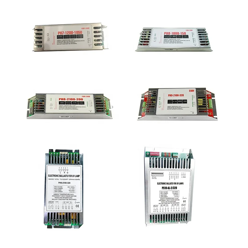 Stainless steel water dispenser UVC germicidal lamp 12V/24V instant start Transformer PL15-425-18D12 Electronic Ballast