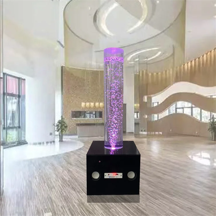High Quality Home Decor Acrylic Water Column Sensory Bubble Tube Lamp for Home & Office Lobby Decoration