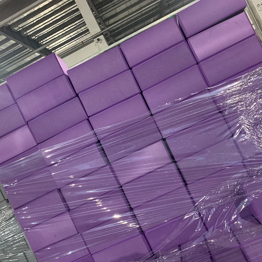 Yugland Eco Friendly Custom LOGO EVA Foam Yoga Blocks High Density Yoga Foam Block