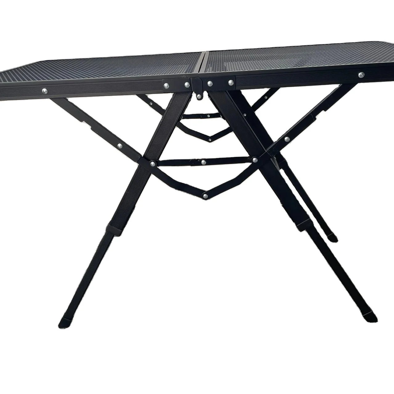 Folding Camping TableAluminum  Adjustable Lightweight Portable Camping Table Waterproof for Outdoor Indoor Picnic Beach Kitchen